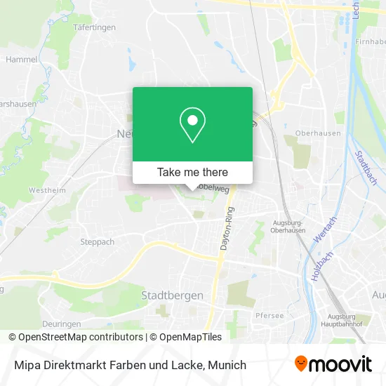 Карта Mipa Direktmarkt Farben und Lacke