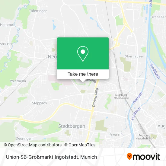 Карта Union-SB-Großmarkt Ingolstadt