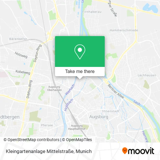 Карта Kleingartenanlage Mittelstraße