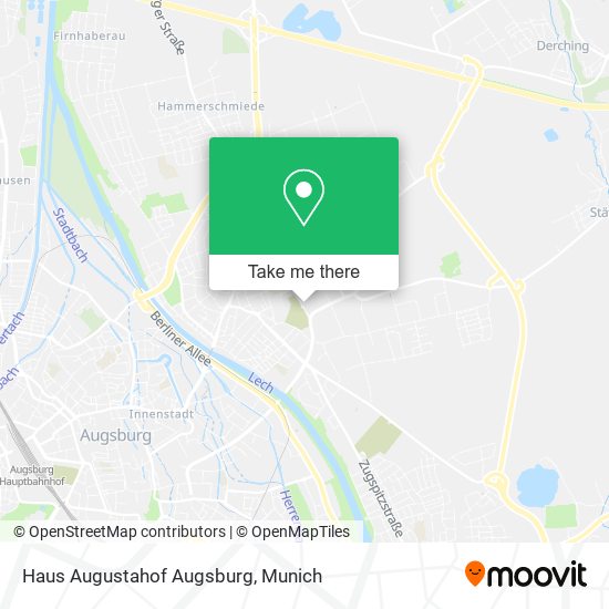 Haus Augustahof Augsburg map