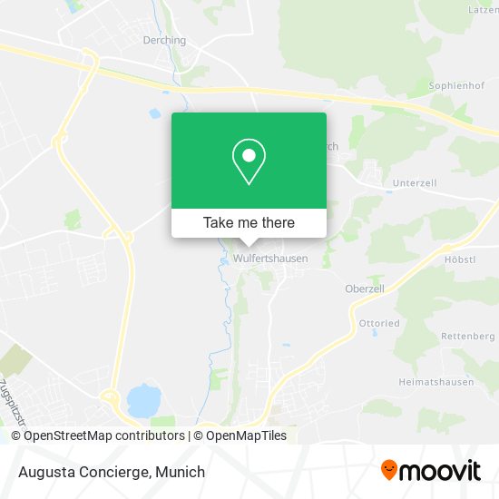 Augusta Concierge map