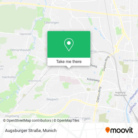 Augsburger Straße map