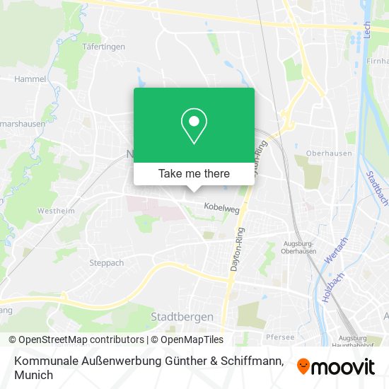 Kommunale Außenwerbung Günther & Schiffmann map