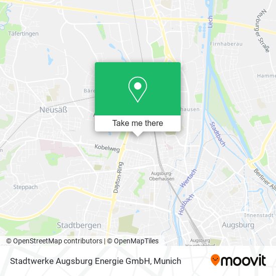 Stadtwerke Augsburg Energie GmbH map