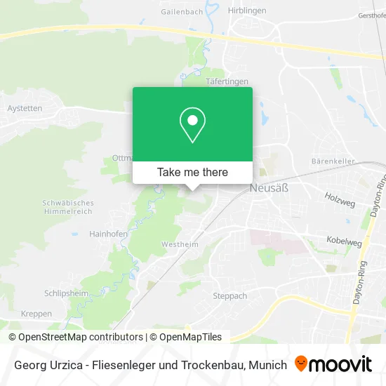 Карта Georg Urzica - Fliesenleger und Trockenbau
