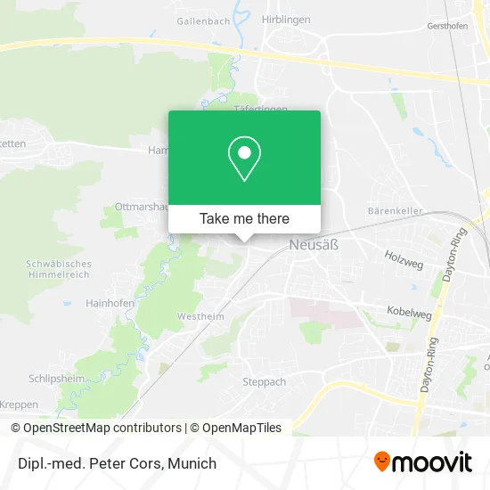 Карта Dipl.-med. Peter Cors