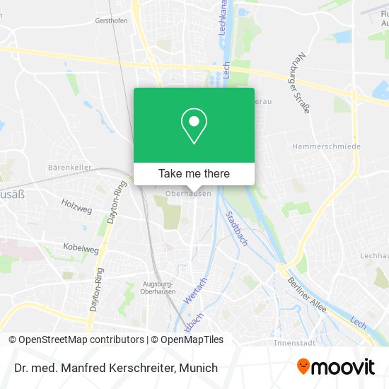 Dr. med. Manfred Kerschreiter map