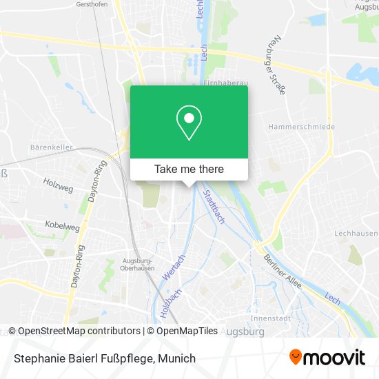 Stephanie Baierl Fußpflege map
