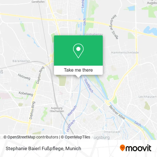 Карта Stephanie Baierl Fußpflege