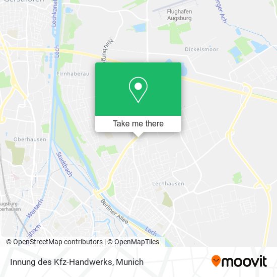 Innung des Kfz-Handwerks map