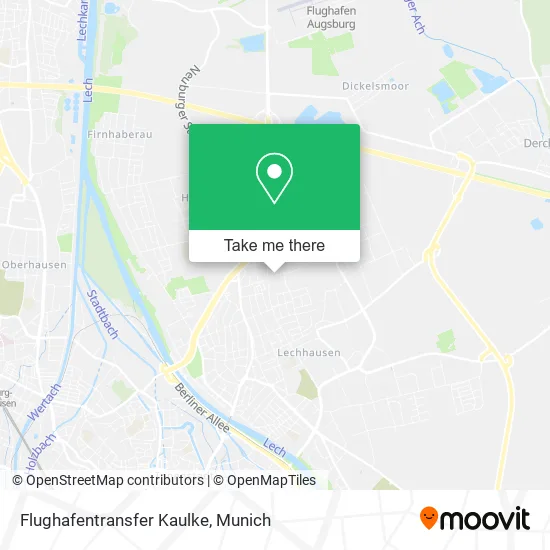 Карта Flughafentransfer Kaulke