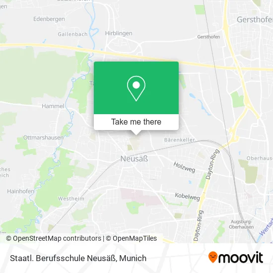 Карта Staatl. Berufsschule Neusäß