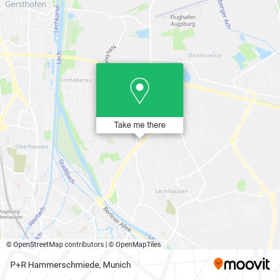 Карта P+R Hammerschmiede