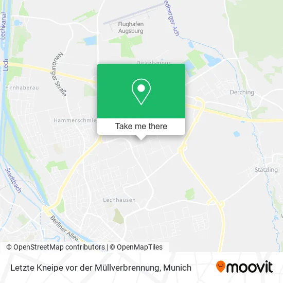 Карта Letzte Kneipe vor der Müllverbrennung