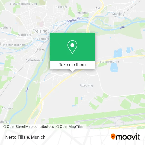 Карта Netto Filiale