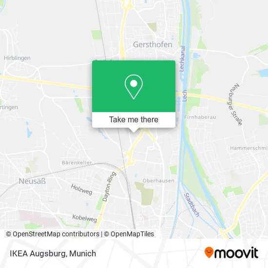 Карта IKEA Augsburg