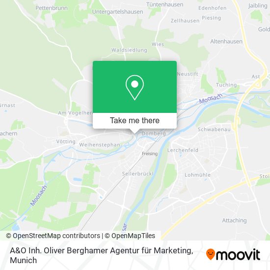 Карта A&O Inh. Oliver Berghamer Agentur für Marketing