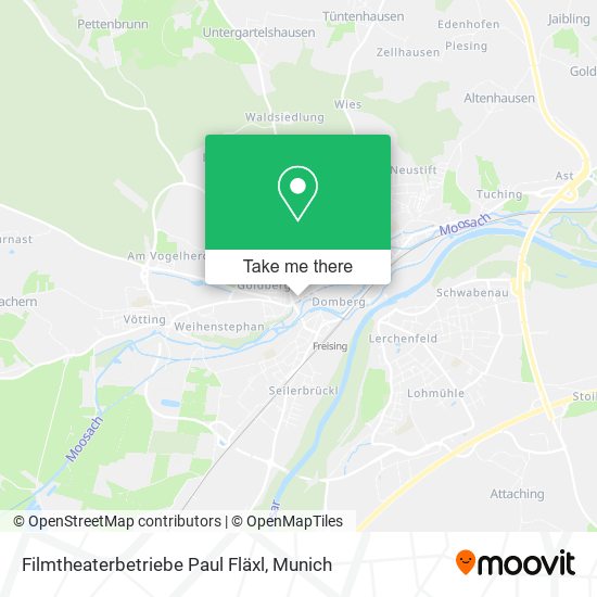 Карта Filmtheaterbetriebe Paul Fläxl