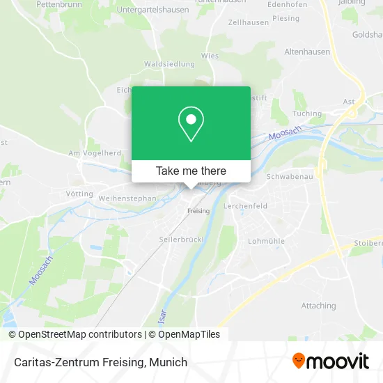 Карта Caritas-Zentrum Freising
