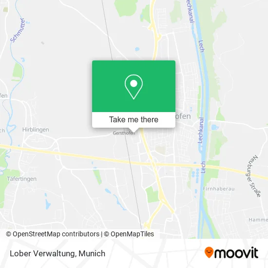 Карта Lober Verwaltung