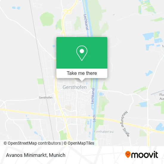 Карта Avanos Minimarkt