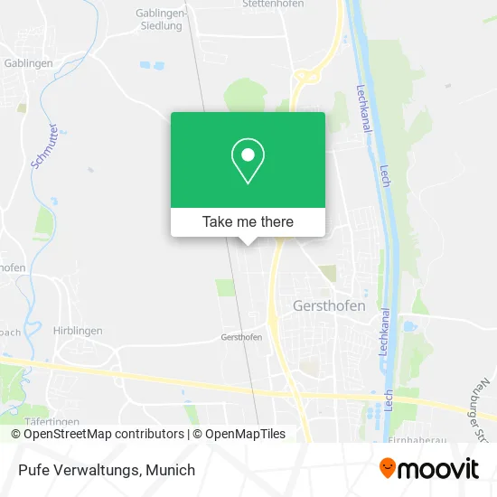 Карта Pufe Verwaltungs