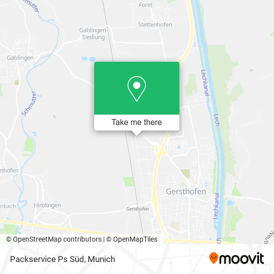 Карта Packservice Ps Süd