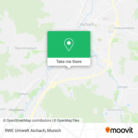Карта RWE Umwelt Aichach