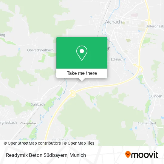 Карта Readymix Beton Südbayern