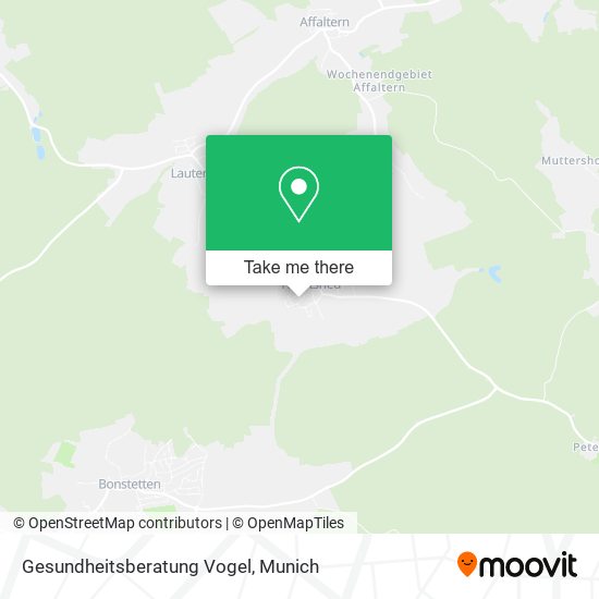 Gesundheitsberatung Vogel map