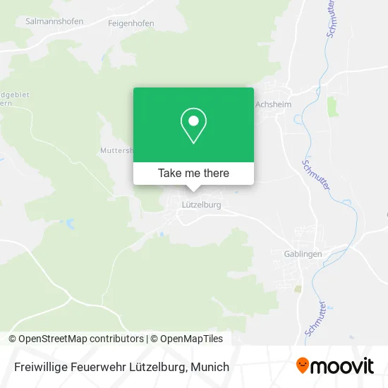 Карта Freiwillige Feuerwehr Lützelburg