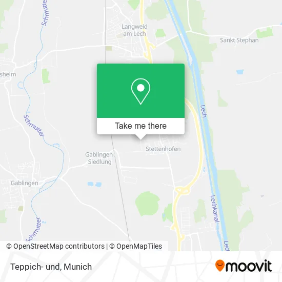 Карта Teppich- und