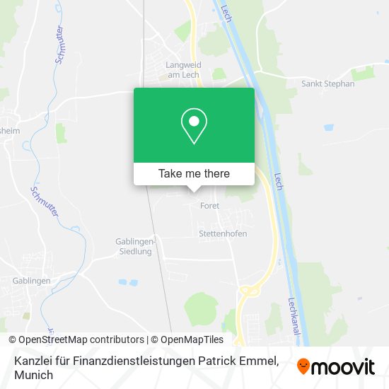 Kanzlei für Finanzdienstleistungen Patrick Emmel map