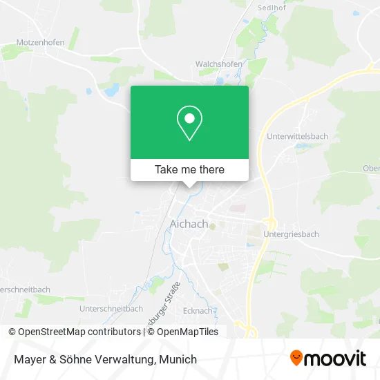 Карта Mayer & Söhne Verwaltung
