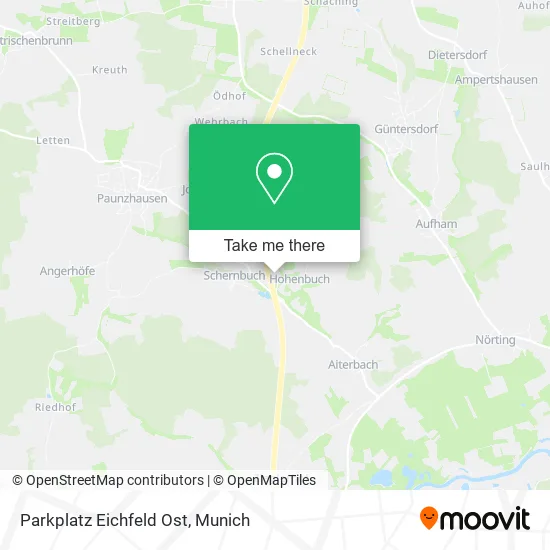 Карта Parkplatz Eichfeld Ost