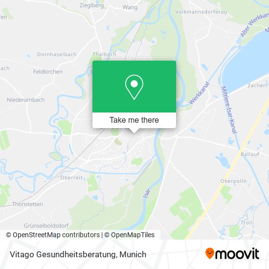 Vitago Gesundheitsberatung map