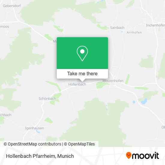 Hollenbach Pfarrheim map