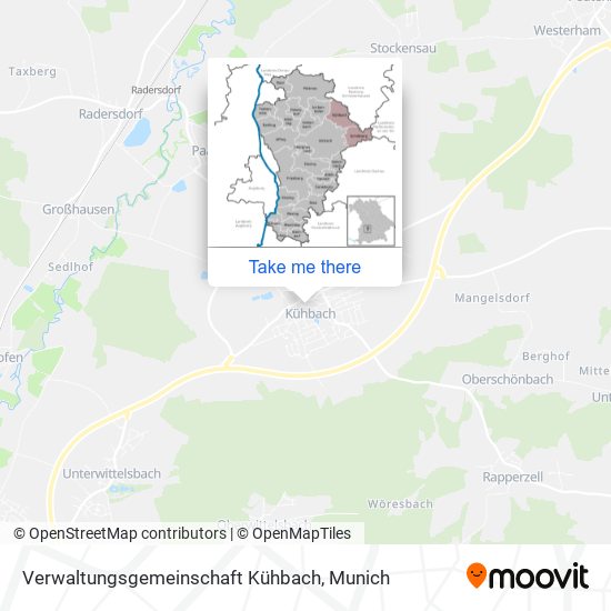 Verwaltungsgemeinschaft Kühbach map