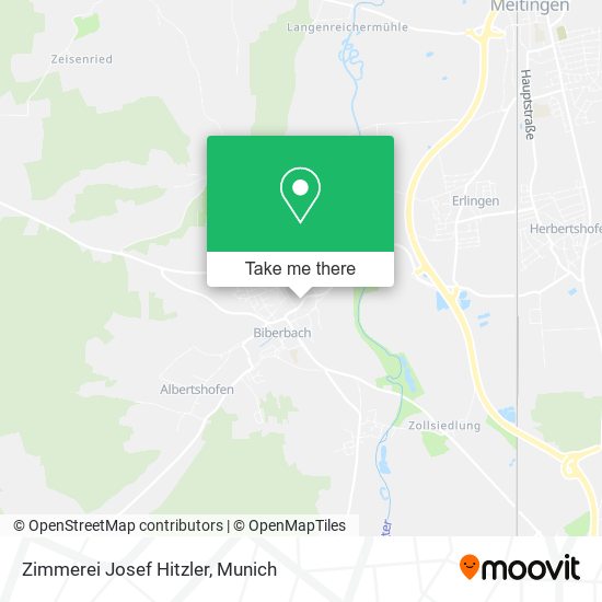 Zimmerei Josef Hitzler map