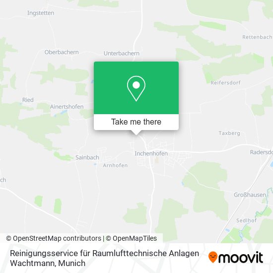 Reinigungsservice für Raumlufttechnische Anlagen Wachtmann map