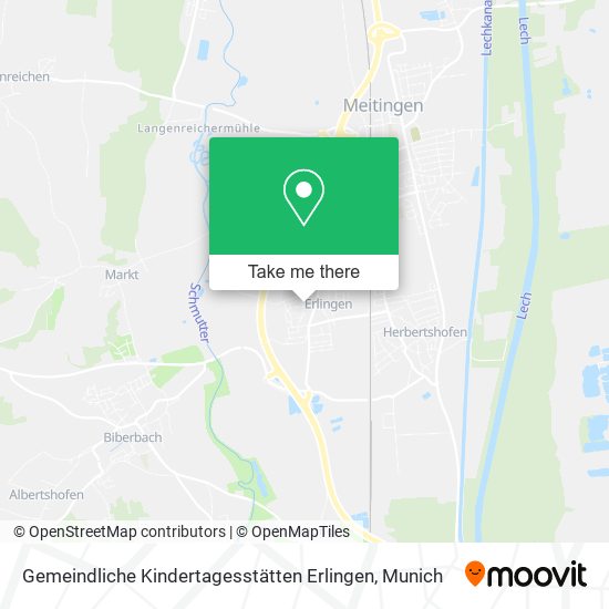 Gemeindliche Kindertagesstätten Erlingen map