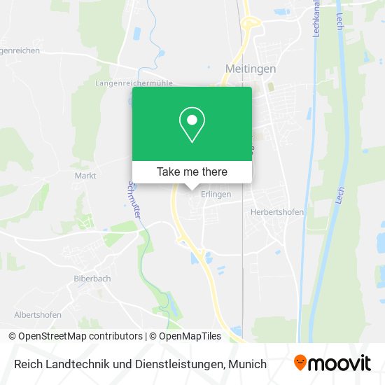 Reich Landtechnik und Dienstleistungen map