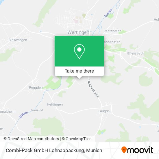 Карта Combi-Pack GmbH Lohnabpackung