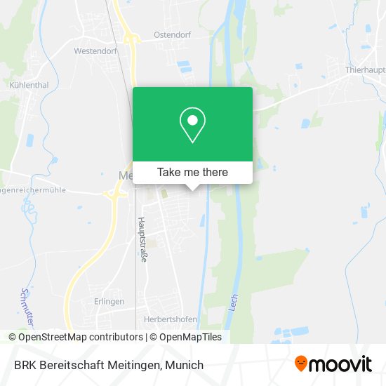 BRK Bereitschaft Meitingen map