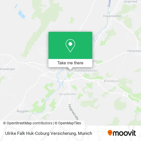 Карта Ulrike Falk Huk-Coburg Versicherung