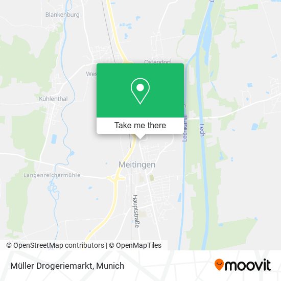 Müller Drogeriemarkt map
