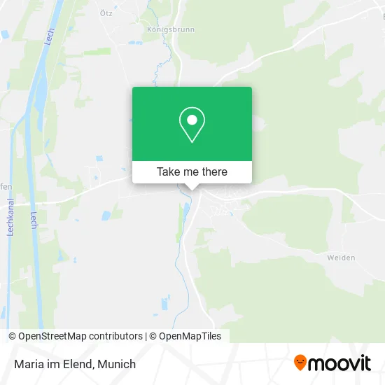 Карта Maria im Elend
