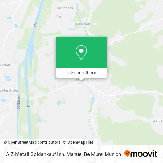 Карта A-Z-Metall Goldankauf Inh. Manuel Be Mure