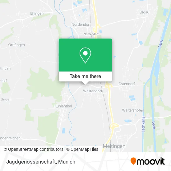 Карта Jagdgenossenschaft