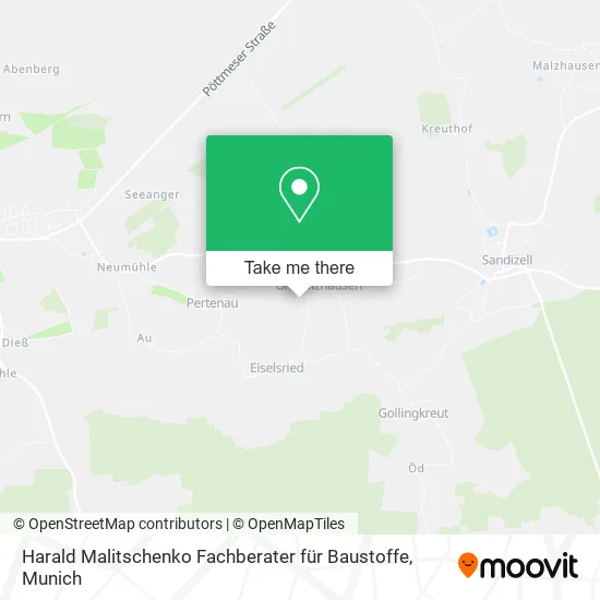 Карта Harald Malitschenko Fachberater für Baustoffe